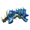 CW-0109 - Express Escape Commercial Playground Equipment - Ages 5 to 12 yr - Front