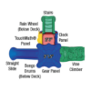 DC-2MDR - Discovery Center 2 Sensory Playground Equipment - Ages 2 to 5 yr - Top Details