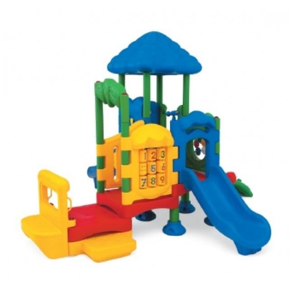 DC-4LG - Discovery Center 4 Sensory Playground Equipment - Ages 2 to 5 yr - Front