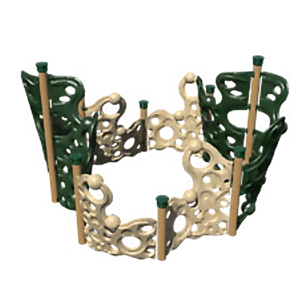 EFR0071 - 8-Section Bubble Wall Playground Climber - Ages 5 to 12 yr