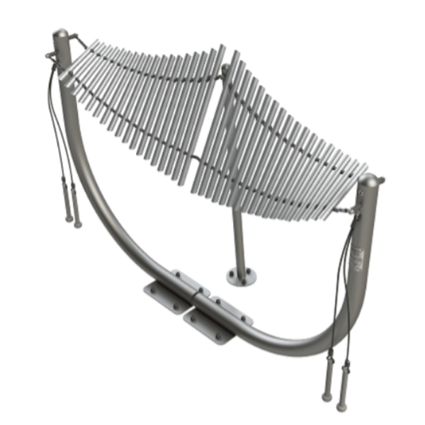 MRAY-IG-SRP - Manta Ray Musical Playground Equipment - Ages 2 to 12 yr