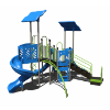 PS3-72329 - Sunbeam Slide Commercial Playground Equipment - Ages 5 to 12 yr - Back - Spring Storm