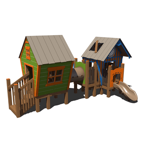 RFX-30187 - Tiny Tots Town Eco Friendly Playground Equipment - Ages 2 to 5 yr