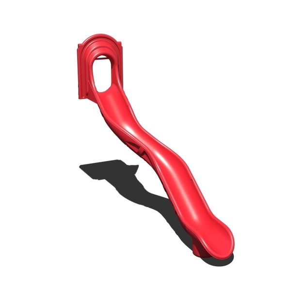 SPI0059 - Replacement Starglide Wave Open Plastic Playground Slide with Hood - Ages 5 to 12 yr - Left