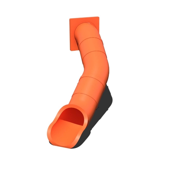SPI0242 - Replacement Curved Playground Tube Slide - Ages 2 to 12 yr - Right