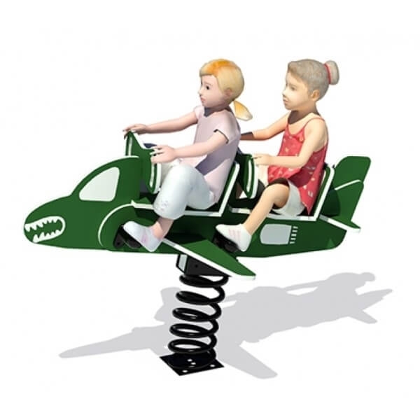 TFS0046 - Jet Play Double Spring Rockers Playground Equipment - Ages 2 to 5 yr