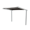 Custom Fabric Dugout Cantilever Shade Structure with Steel Frame