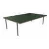 All Steel Monoslope Shelter for Parks with 7' 6" Entry Height