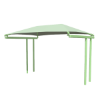 Standard Rectangular Fabric Cantilever Shade Structure with 10 Ft. Entry Height - Base Model