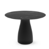 36" Round Baobab M Dining Patio Table  - Quick Ship - Color: Black Marble