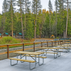 6 ft. Standard Wooden Picnic Table at a Campground