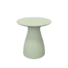 16" Round Baobab S Patio Side Table with HPL Top - Green Grey