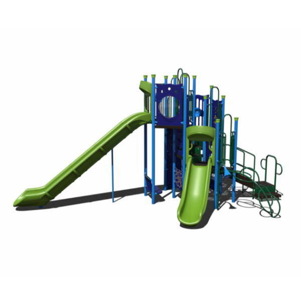 High Peak Commercial Playground Equipment - Ages 5 to 12 yr - Front