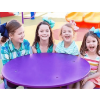 90000006XX - Fun Kids Recycled Plastic Round Picnic Table - Ages 2 to 5 yr - Lifestyle
