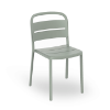 Green Grey - Como Stacking Polypropylene Dining Armless Chair - 8 lbs.