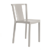 Sand - Neutra Stacking Polypropylene Armless Dining Chair - 7.1 lbs.