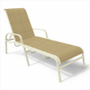 I-150 - Island Breeze Stackable Sling Chaise Lounge - 16" Seat Height