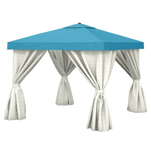 Cabana With Vented Rigid Canopy