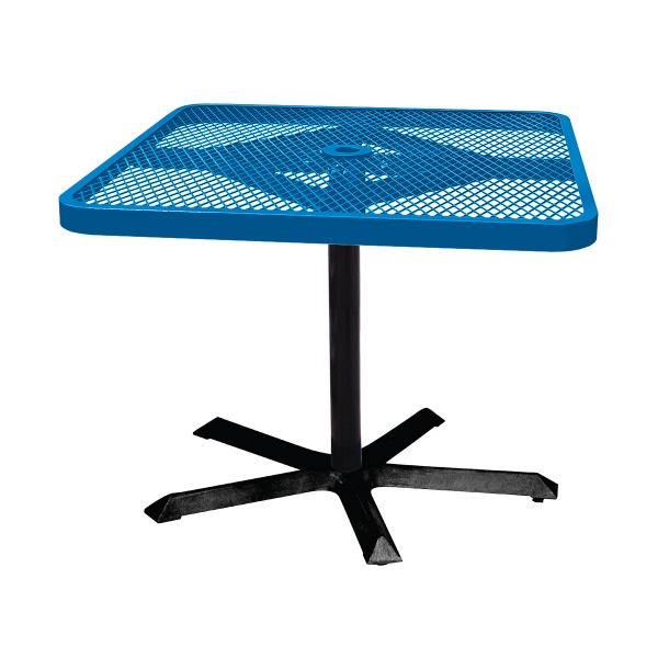 Expanded Square Patio Thermoplastic Coated Dining Height Table