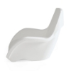 Side profile of the Forma commercial in-pool lounge chair showing its ergonomic seating shape