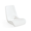 White Forma commercial pool edge chair with ergonomic low-profile design