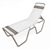 C-152 - Classic Senior Vinyl Strap Chaise Lounge - 19" Seat Height