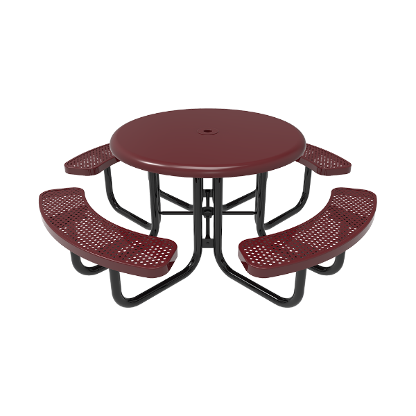 Perforated Metal - Burgundy - Portable
