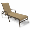 I-150 - Island Breeze Stackable Sling Chaise Lounge - 16" Seat Height