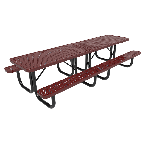 Perforated Steel - Red - Portable