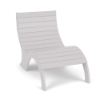 Front three-quarter view of the Aqua MGP 915 Ledge commercial in-pool sand chair in a clean white finish.