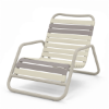 St. Maarten II Stackable Vinyl Strap Beach Sand Chair