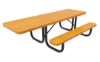 RHINO 8 ft. Thermoplastic Polyolefin Coated ADA Compliant Picnic Table with Extended Top