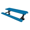 RHINO 8 ft. Thermoplastic Polyolefin Coated Double Pedestal Picnic Table