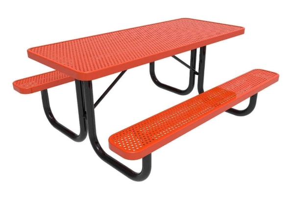 RHINO 8 ft. Thermoplastic Polyolefin Coated Picnic Table